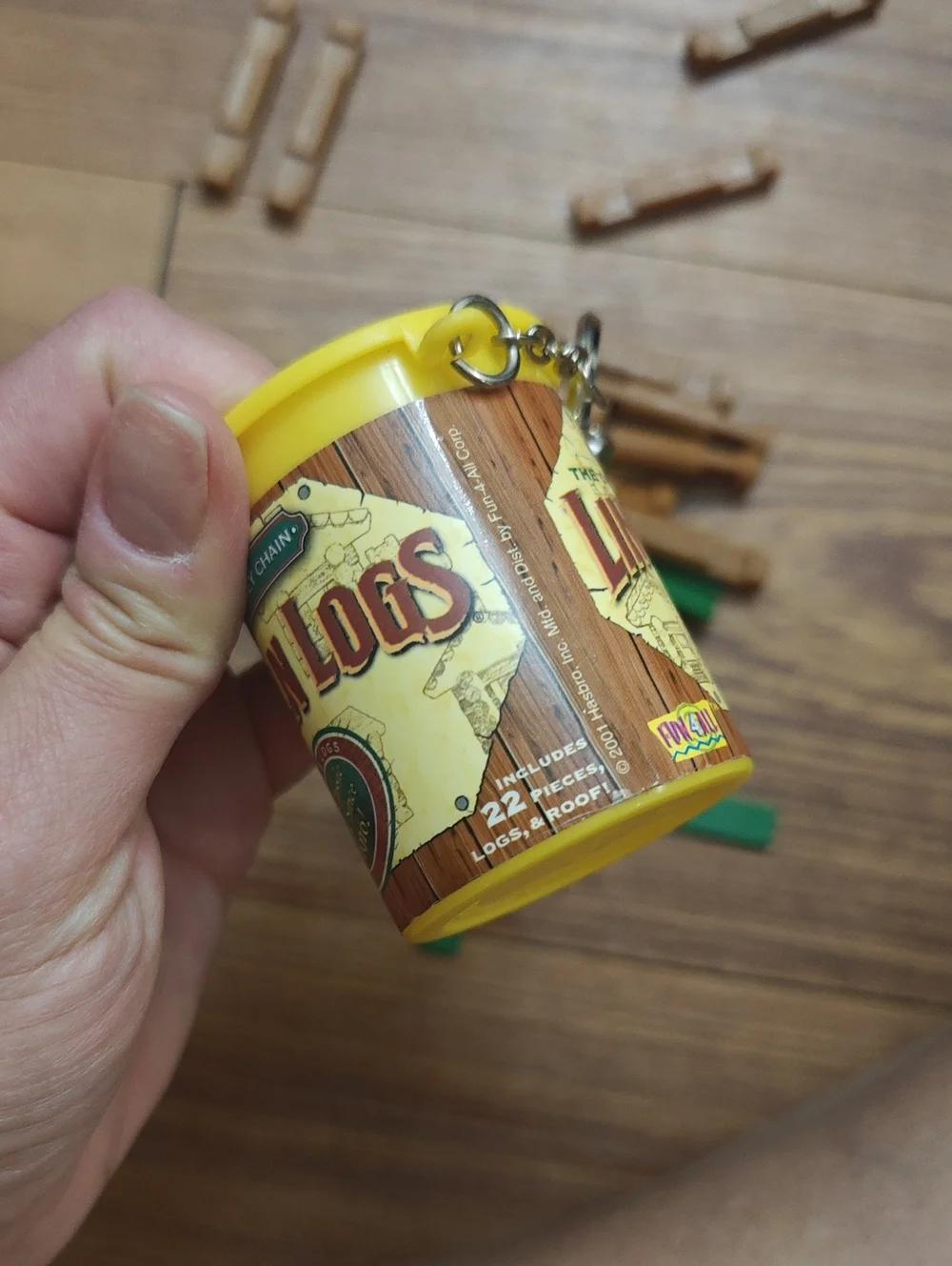 Collector keychain Lincoln Logs the original